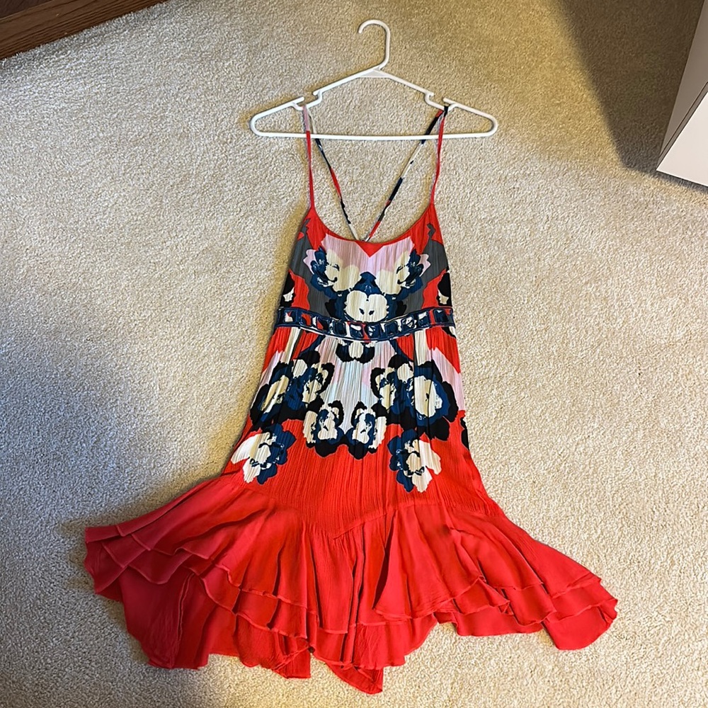 Free people multicolor tank or dress!